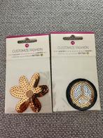 Veritas: glitter bloem (goud) & vredesteken (zilver/zw/goud), Ophalen of Verzenden, Nieuw, Overige typen