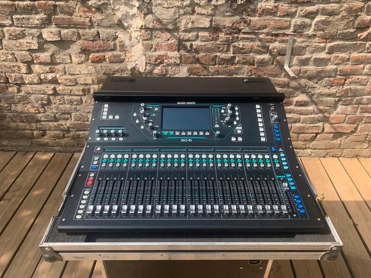 Allen & Heath SQ6 - volledige set, Muziek en Instrumenten, Mengpanelen, Gebruikt, 20 kanalen of meer, Microfooningang, Ophalen