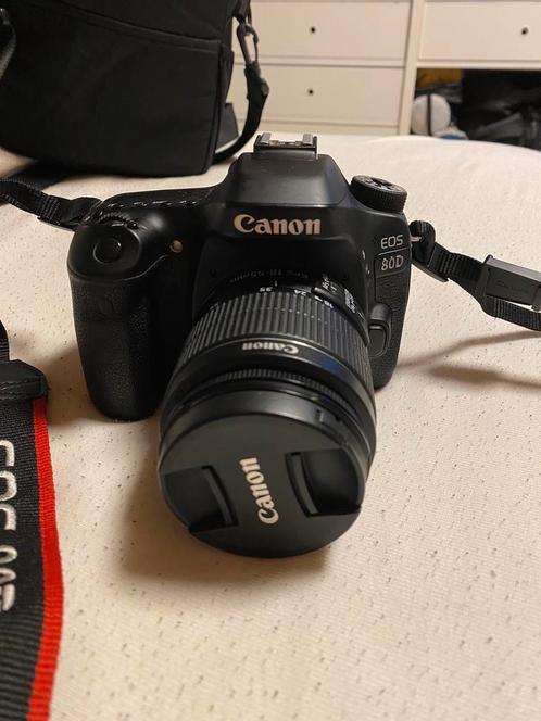 Canon EOS 80D, Audio, Tv en Foto, Fotocamera's Digitaal, Zo goed als nieuw, Spiegelreflex, Canon, Ophalen