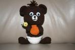 Gehaakt knuffel beertje, Hobby en Vrije tijd, Breien en Haken, Ophalen of Verzenden, Nieuw, Haken