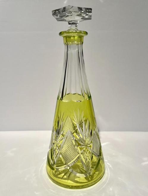 Antieke Kristallen Karaf kompleet met stop., Antiek en Kunst, Antiek | Glaswerk en Kristal, Ophalen of Verzenden