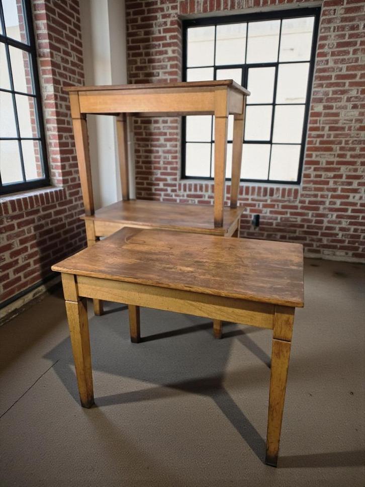 vintage kleine. houten tafel / boerentafel, Antiek en Kunst, Antiek | Meubels | Tafels, Ophalen