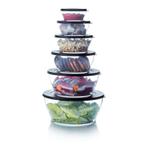 Nieuwe clear set van tupperware +gratis verzending, Ophalen of Verzenden, Nieuw