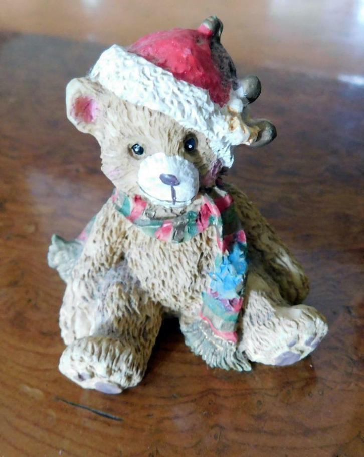 4 miniatuur beertjes STEIFF voor de verzamelaar, Verzamelen, Beren en Cherished Teddies, Zo goed als nieuw, Beeldje, Steiff, Ophalen of Verzenden