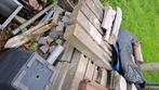 borderplaten en palen, Tuin en Terras, Palen, Balken en Planken, Ophalen, Gebruikt, Minder dan 180 cm, Palen
