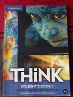 Livre scolaire Think student’s book 1 Cambridge, Livres, Livres scolaires, Secondaire, Anglais, Utilisé, Enlèvement ou Envoi
