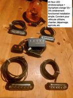 Kit Feux LED stroboscopique + Gyrophare orange, Enlèvement, Neuf, Pièces universelles
