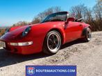 Porsche 911 Carrera Cabriolet | 1995 | Route 66 Auctions, Auto's, Zwart, Bedrijf, Overige carrosserie, Porsche