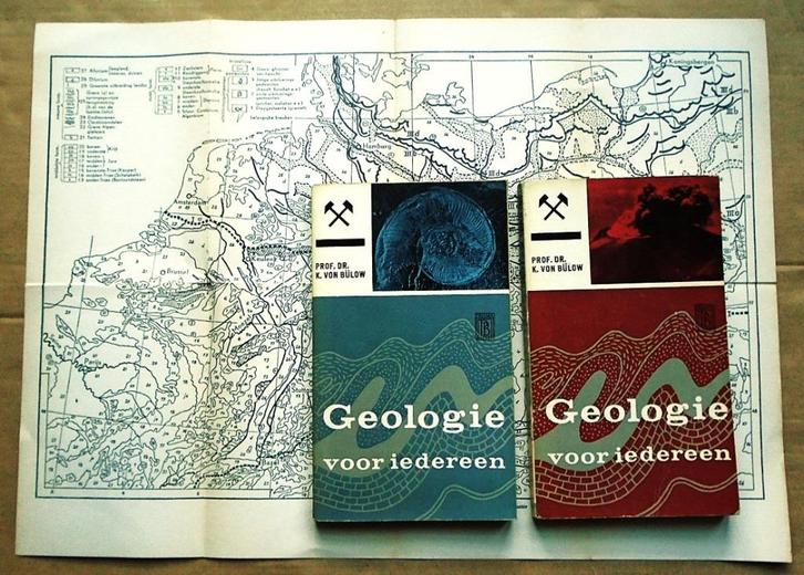 Geologie voor iedereen - 2 delen - 1961 - Dr. Kurd von Bülow, Boeken, Wetenschap, Gelezen, Natuurwetenschap, Verzenden