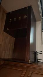 Bureau bruin, Huis en Inrichting, Bureaus, Ophalen, Zo goed als nieuw, Bureau