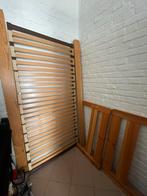 Lit 1P en sapin massif + sommier à lattes (90x190/195 cm), Huis en Inrichting, Slaapkamer | Matrassen en Bedbodems, Ophalen, 90 cm