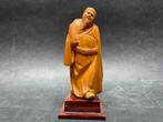 Antiek houten Chinese beeldje 12,5cm, Antiek en Kunst, Ophalen of Verzenden