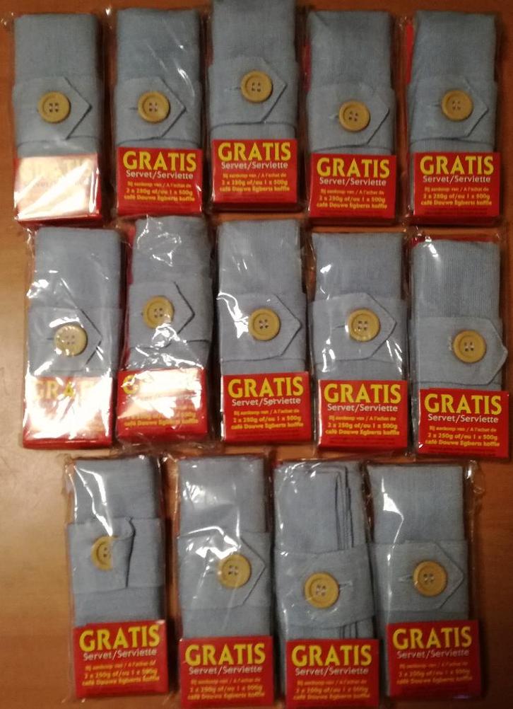 Douwe Egberts spaaractie tafellinnen, Huis en Inrichting, Keuken | Textiel, Nieuw, Overige typen, Ophalen of Verzenden