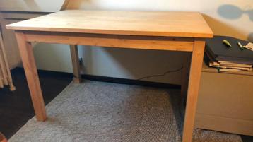 Licht Beuken TAFEL- IKEA - 120x74x74cm beschikbaar voor biedingen