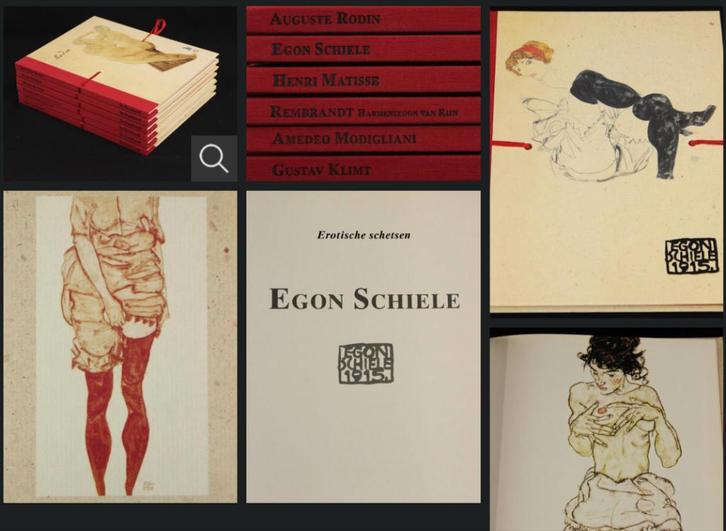 Erotische schetsboeken- De standaard (volleidg reeks), Antiek en Kunst, Antiek | Boeken en Manuscripten, Ophalen of Verzenden
