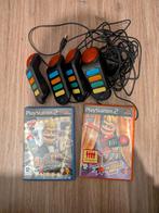 Buzz controllers + Hollywood Quiz + Mega Quiz, 3 joueurs ou plus, Enlèvement ou Envoi, Utilisé, Puzzle et Éducatif