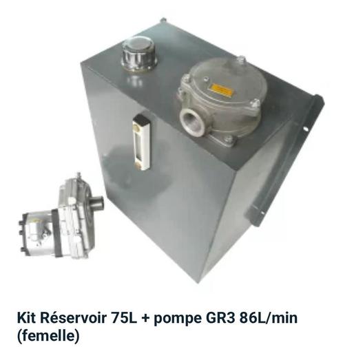 Kit pompe hydraulique et reservoir, Zakelijke goederen, Machines en Bouw | Pompen en Compressoren, Verzenden