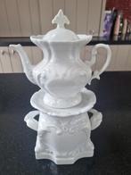 Vintage porseleinen theepot met warmer Lodewijk XV stijl. Li, Antiquités & Art, Curiosités & Brocante, Enlèvement