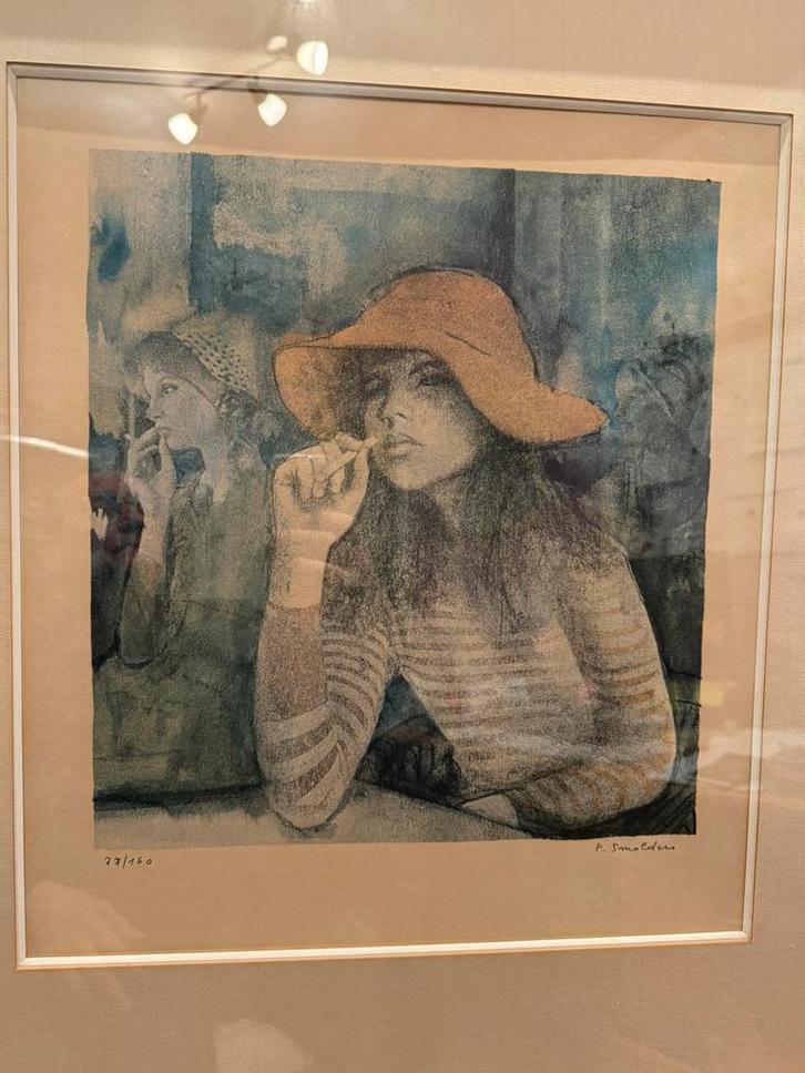 Litho van Paul Smolders, Antiek en Kunst, Kunst | Litho's en Zeefdrukken, Ophalen