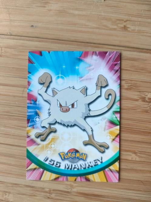 Carte Pokemon Topps 55 ferosinge mankey, 1999, Hobby & Loisirs créatifs, Jeux de cartes à collectionner | Pokémon, Utilisé, Enlèvement