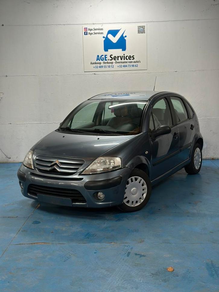 Citroen C3 benzine met keuring, Auto's, Citroën, Bedrijf, C3, Elektrische ramen, Benzine, Euro 4, 5 deurs, Handgeschakeld, Zilver of Grijs