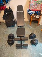 Fitness bank plus gewichten, Sport en Fitness, Ophalen, Gebruikt