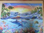 puzzel dolfijnen jumbo 1000, Ophalen of Verzenden, 500 t/m 1500 stukjes, Zo goed als nieuw, Legpuzzel