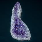 Amethist, Massive 2,6kg Uruguay op standaard, Ophalen of Verzenden, Mineraal