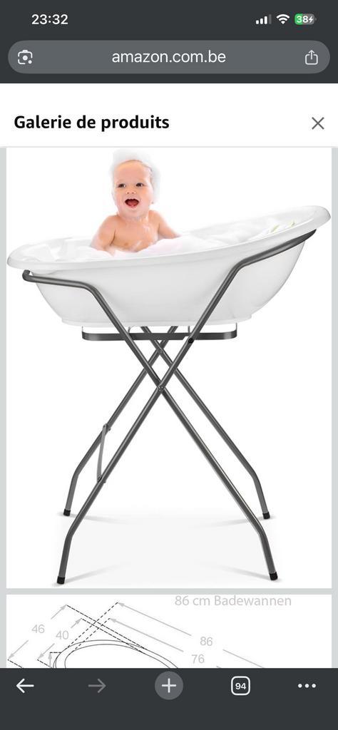 Bain bebe + support, Enfants & Bébés, Bains & Soins, Comme neuf, Enlèvement