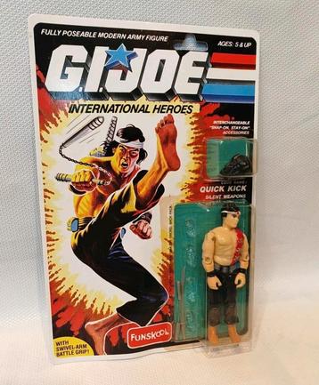 GI JOE Quick Kick (Funskool - 1987) RARE! beschikbaar voor biedingen