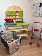 Winkeltje supermarkt winkelkar, Kinderen en Baby's, Speelgoed | Speeltafels, Ophalen, Zo goed als nieuw