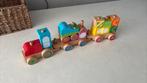 Houten trein met blokken, Kinderen en Baby's, Speelgoed | Houten speelgoed, Ophalen, Zo goed als nieuw