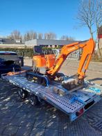 RENTAL KUBOTA U10-3 minigraafmachine met 2 bakken, Zakelijke goederen, Machines en Bouw | Kranen en Graafmachines, Ophalen