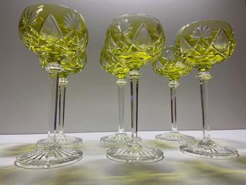  Set Berncastle glazen Val Saint Lambert -  Val St Lambert beschikbaar voor biedingen