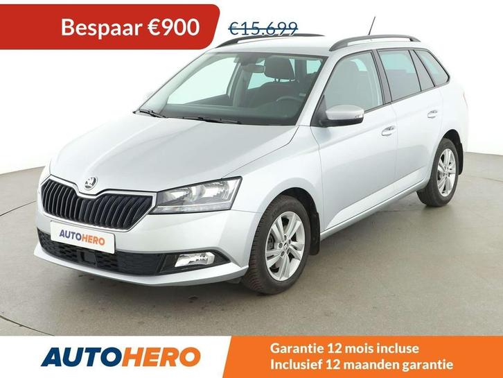 Skoda Fabia 1.0 TSI Ambition (bj 2019, automaat), Auto's, Skoda, Te koop, Fabia, ABS, Airbags, Airconditioning, Android Auto, Apple Carplay