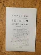 Britse loopgravenkaart Trench Map 1917 Ijzer, Verzenden