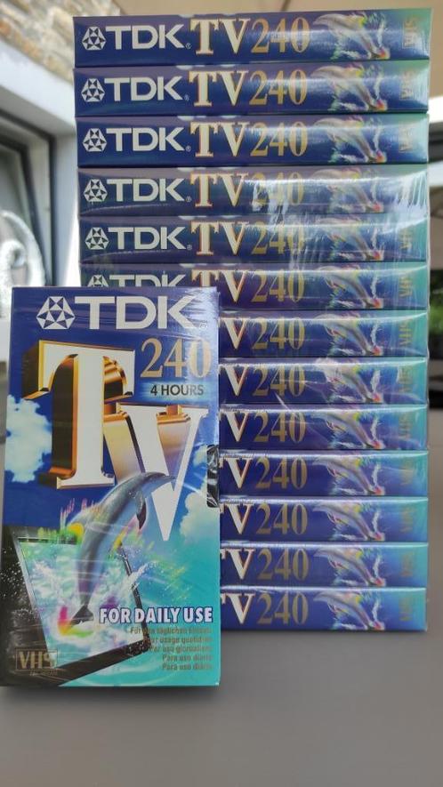 Cassettes VHS neuves TDK, CD & DVD, VHS | Film, Neuf, dans son emballage, Enlèvement ou Envoi