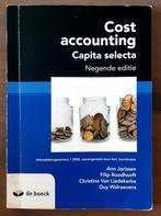 Cost Accounting Ann Jorissen - 9e editie, Boeken, Ophalen of Verzenden, Gelezen, Hoger Onderwijs, Ann Jorissen