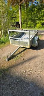 Aanhangwagen 150x100 cm; 750 kg max., Auto diversen, Aanhangers en Bagagewagens, Ophalen, Gebruikt