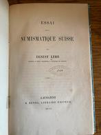 Zwitsers numismatisch essayboek Ernest Lehr 1875, Postzegels en Munten, Ophalen of Verzenden