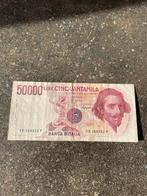 Billet de 50 000 lires italiennes, Enlèvement ou Envoi