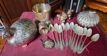 Verzilverde items beschikbaar voor biedingen