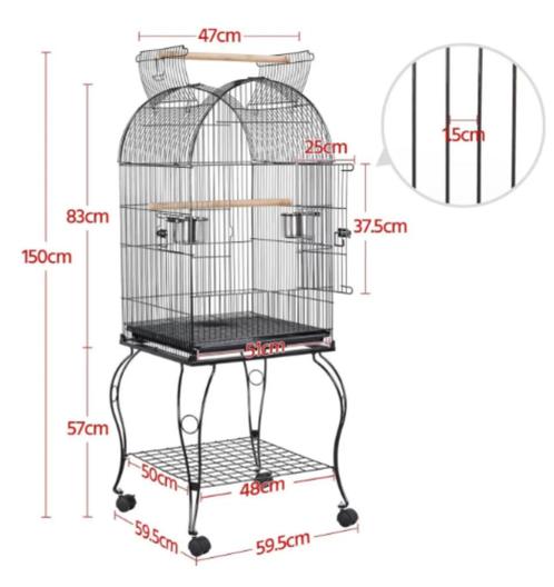 vogelkooi  Petlux Oasis A 100 - 80, Dieren en Toebehoren, Vogels | Hokken en Kooien, Nieuw, Vogelkooi, Metaal, Ophalen of Verzenden