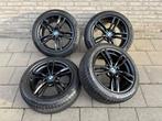Bmw 18inch 5x120 velgen met winterbanden, Motoren, Ophalen