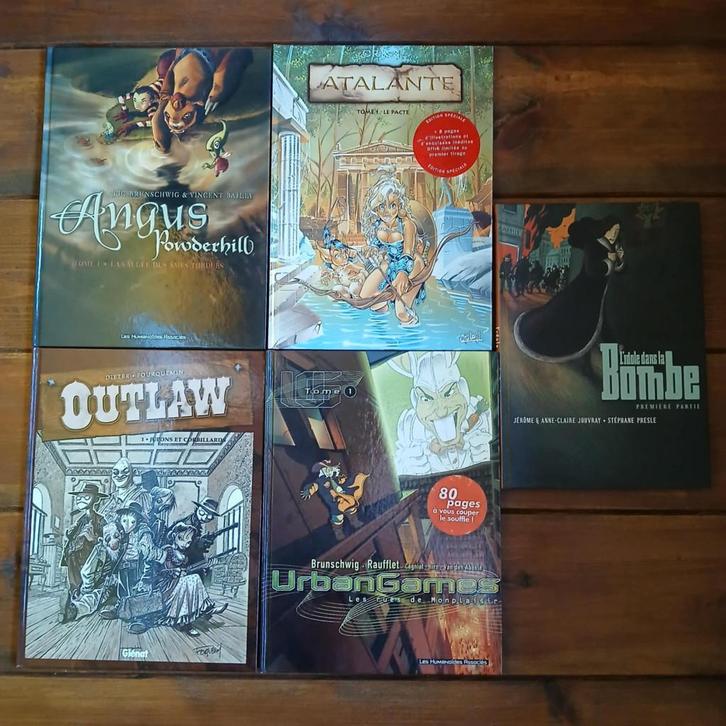 BD Atalante, Outlaw, Angus Powderhill, UrbanGames, ..., Livres, BD, Utilisé, Plusieurs BD, Enlèvement