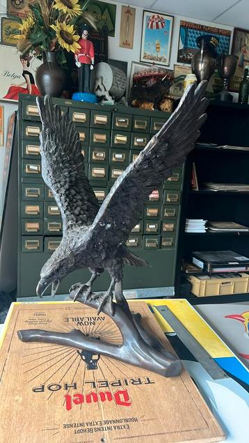 Vieil aigle en bronze de 70 cm ! !, Enlèvement