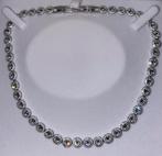 Swarovski ketting, Handtassen en Accessoires, Ophalen, Zo goed als nieuw, Zilver