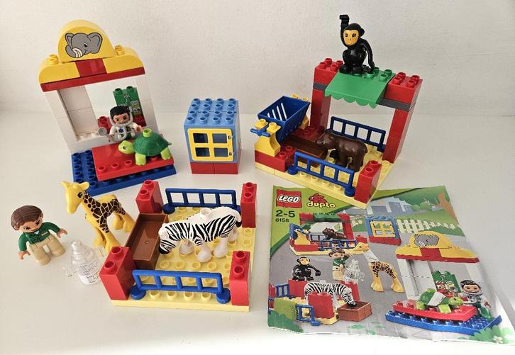 DUPLO Dierenverz 5632,Kliniek 6158,Zootrans 6172,Circus10550, Kinderen en Baby's, Speelgoed | Duplo en Lego, Duplo, Ophalen of Verzenden