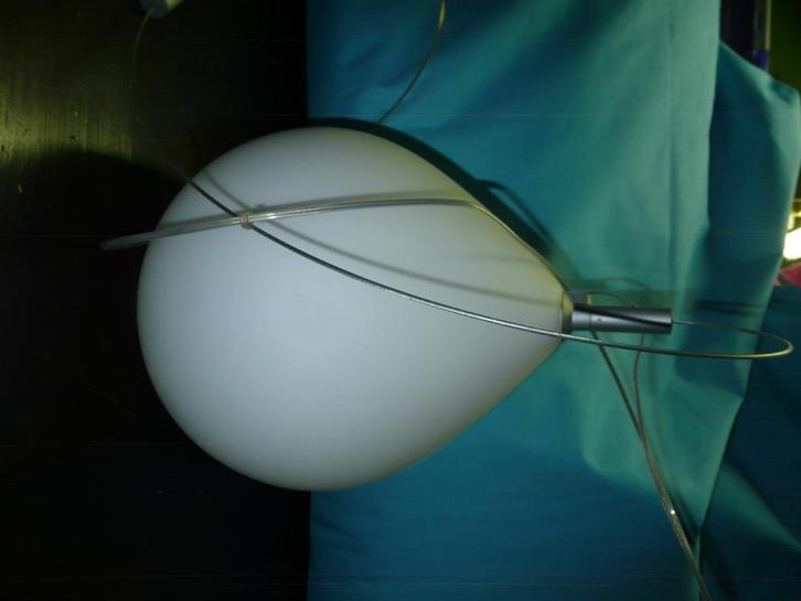Designverlichting Tre Ci Luce, Huis en Inrichting, Lampen | Hanglampen, Zo goed als nieuw, 50 tot 75 cm, Glas, Ophalen of Verzenden
