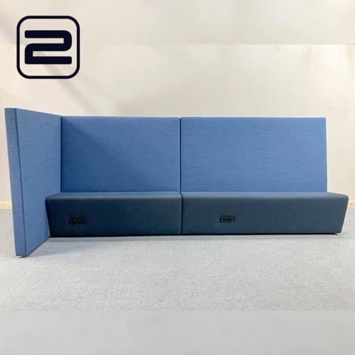 Design akoestische donkergrijze zitbank van Drisag, Huis en Inrichting, Zetels | Complete zithoeken, Zo goed als nieuw, Hout, Kunststof